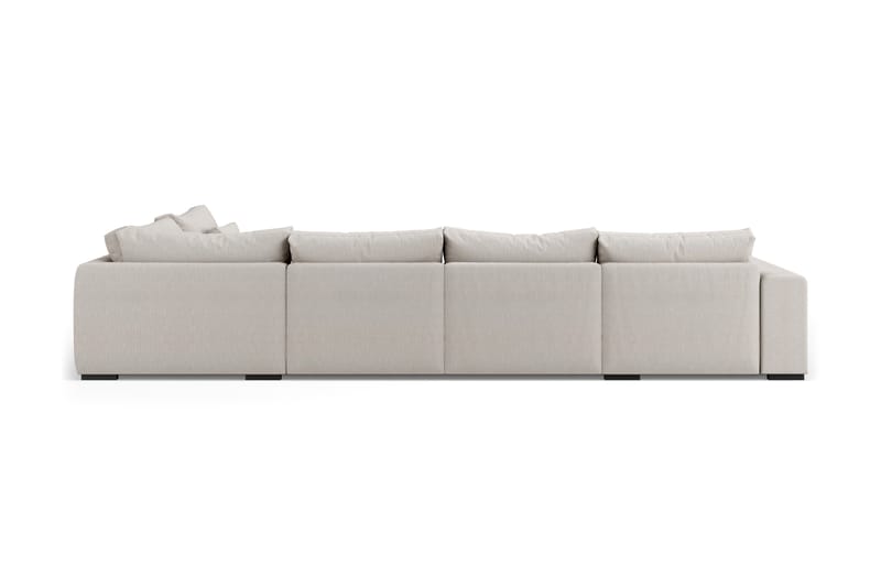 Dubai Stor U-modulsoffa med Divan Vänster 432 cm - Beige - Möbler - Soffa - Modulsoffor - Komplett modulsoffa