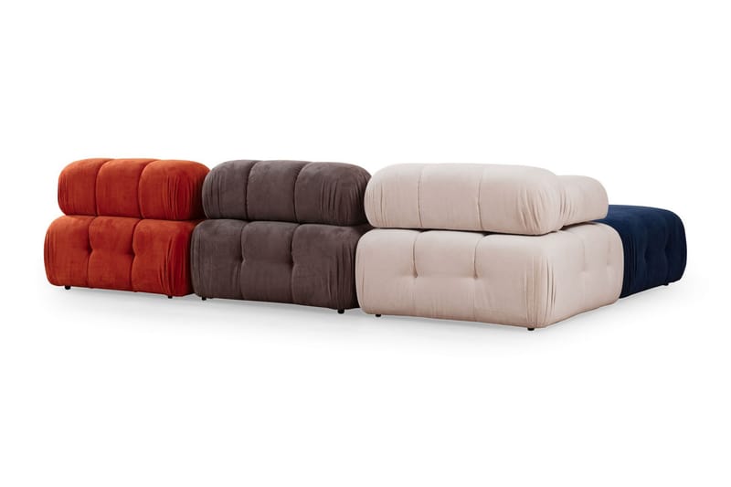 Reverto Modulsoffa 3-sits - Röd/Vit - Möbler - Soffa - Modulsoffor - Komplett modulsoffa