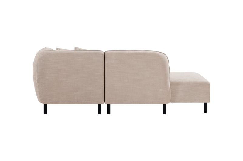 Space 2-sits Modulsoffa med Schäslong - Beige - Komplett modulsoffa