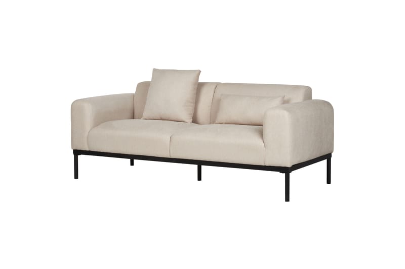 Naklund Soffa 2-sits - Beige/Svart - Möbler - Soffa - 2 sits soffa