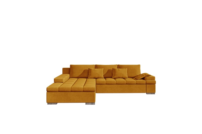 Naoma Soffa med Divan 3-sits - Gul - Möbler - Soffa - Divansoffor & schäslongsoffa