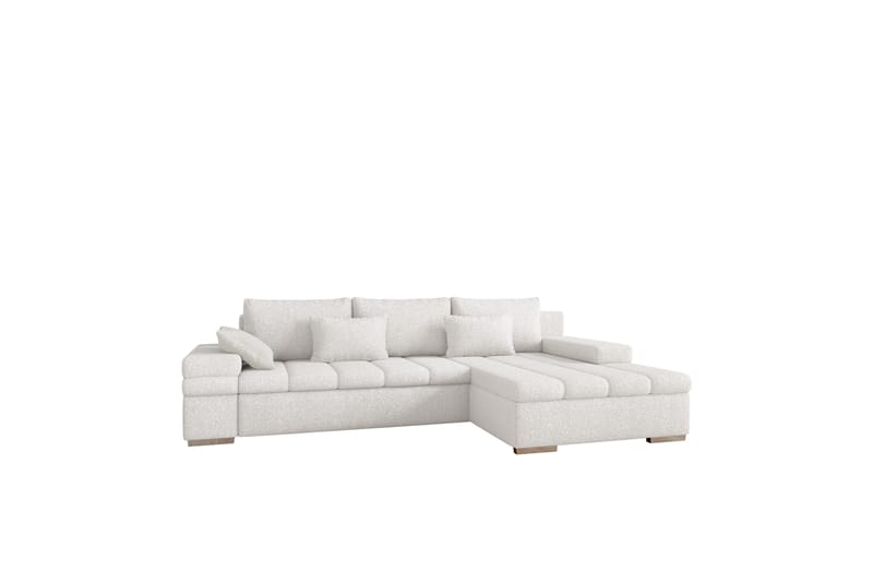 Naoma Soffa med Divan 3-sits - Vit - Möbler - Soffa - Divansoffor & schäslongsoffa