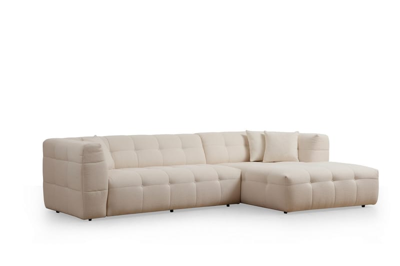 Octavian Soffa m. Divan 5-sits - Beige - Divansoffor & schäslongsoffa