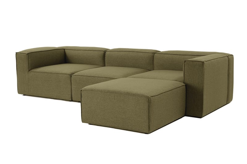 Redlands Soffa med Divan 3-sits - Grön - Möbler - Soffa - Divansoffor & schäslongsoffa