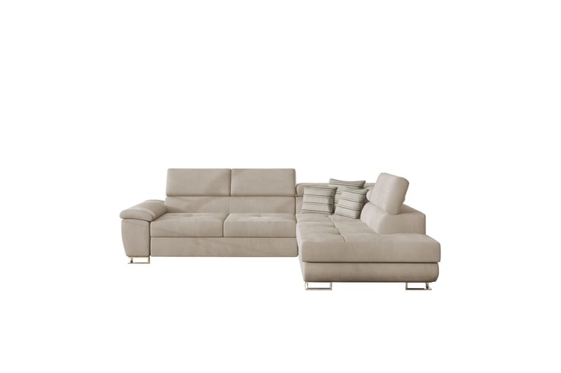 Reginia Soffa med Schäslong 3-sits - Beige - Möbler - Soffa - Divansoffor & schäslongsoffa