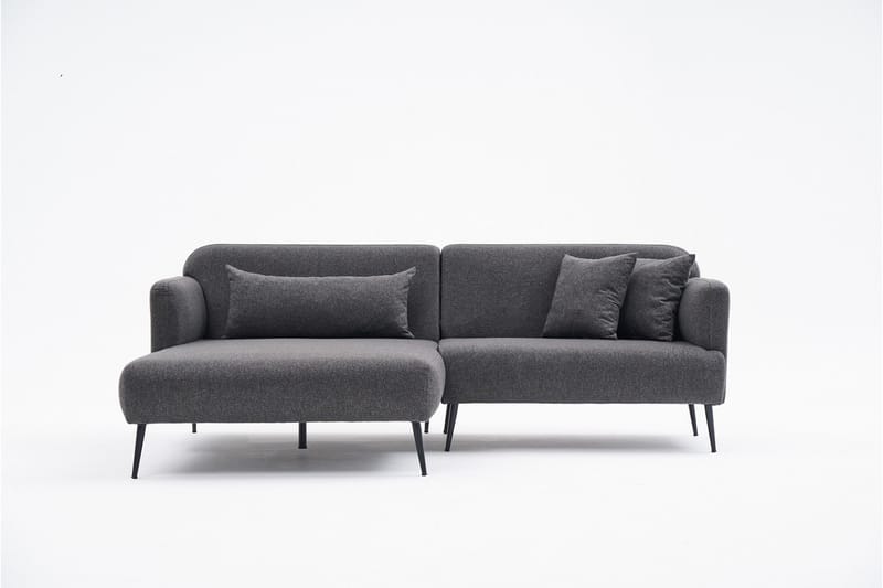 Revos 4-sits Soffa med Divan - Antracit - Möbler - Soffa - Divansoffor & schäslongsoffa