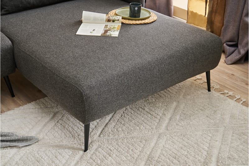 Revos 4-sits Soffa med Divan - Antracit - Möbler - Soffa - Divansoffor & schäslongsoffa