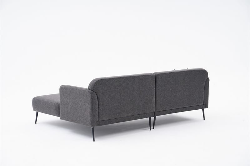 Revos 4-sits Soffa med Divan - Antracit - Möbler - Soffa - Divansoffor & schäslongsoffa