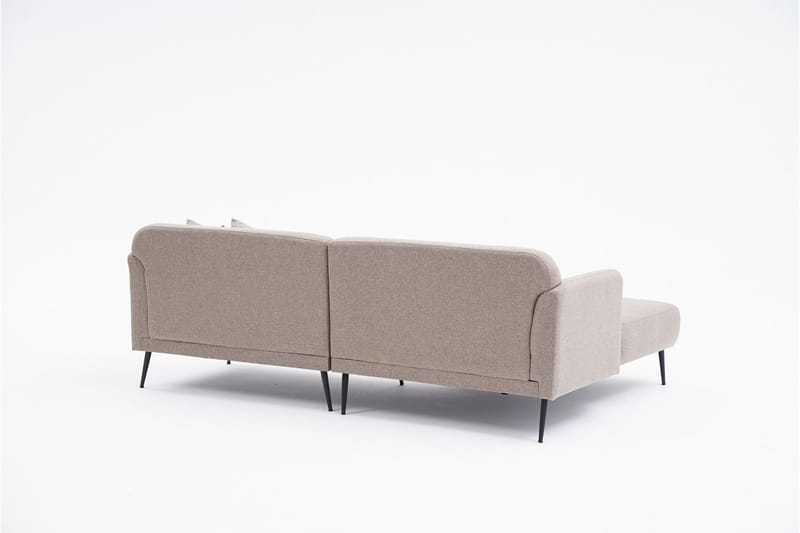 Revos 4-sits Soffa med Divan - Brun - Möbler - Soffa - Divansoffor & schäslongsoffa