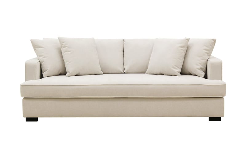 Rossi Djup 3-sits Soffa Hel dyna - Ljus Beige - Möbler - Soffa - 3 sits soffa