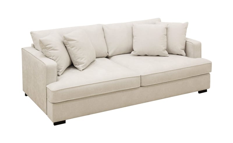 Rossi Djup 3-sits Soffa - Ljus Beige - Möbler - Soffa - 3 sits soffa