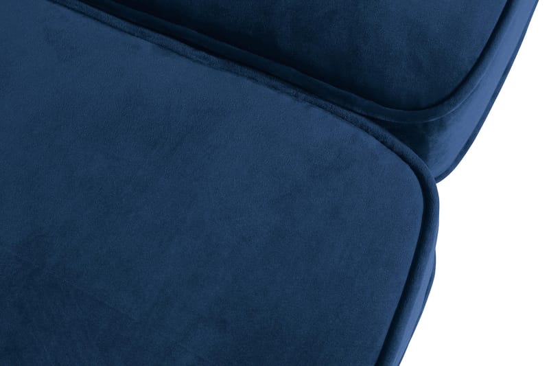 Chesterfield Lyx 3-sits Sammetssoffa - Djup soffa - Blå - Möbler - Soffa - Sammetssoffa