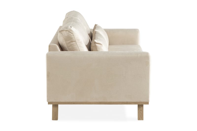 Copenhagen 2-sits Sammetssoffa - Beige - Sammetssoffa - 2 sits soffa