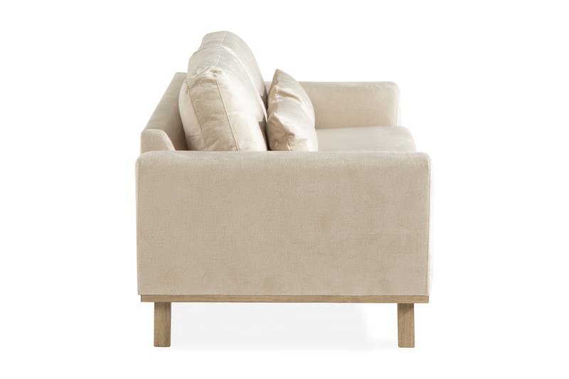 Copenhagen 3-sits Soffa Sammet - Beige - Möbler - Soffa - Sammetssoffa