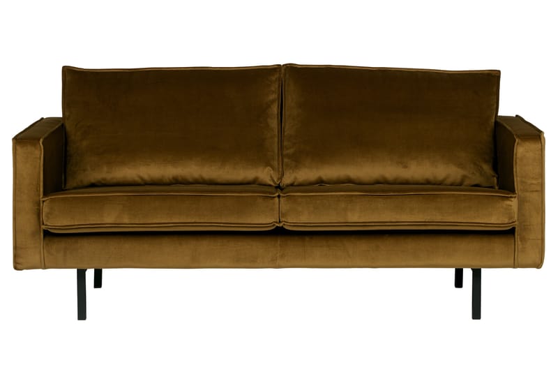 Lissbon 2,5-sits Sammetssoffa, Honungsgul