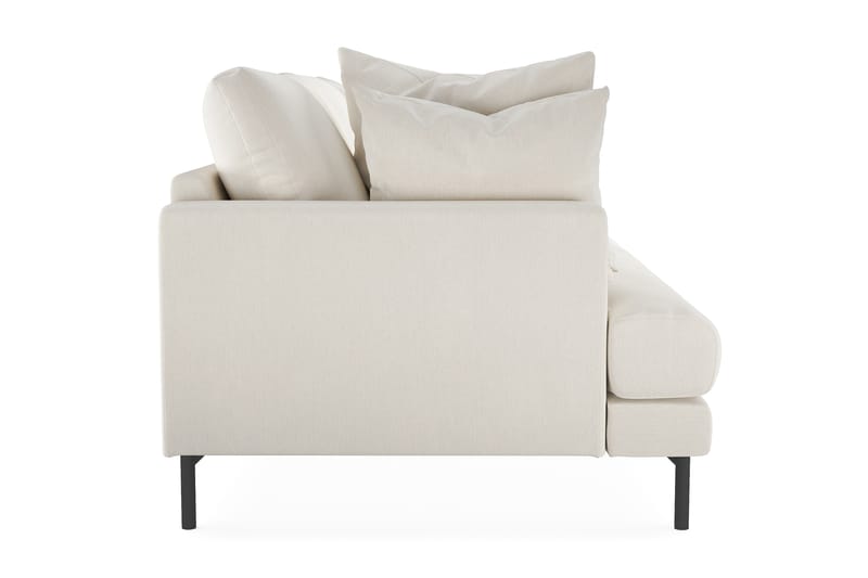 Menard Djup 4-sits Soffa sammet 205 cm bred - Ljus Beige - Möbler - Soffa - Sammetssoffa