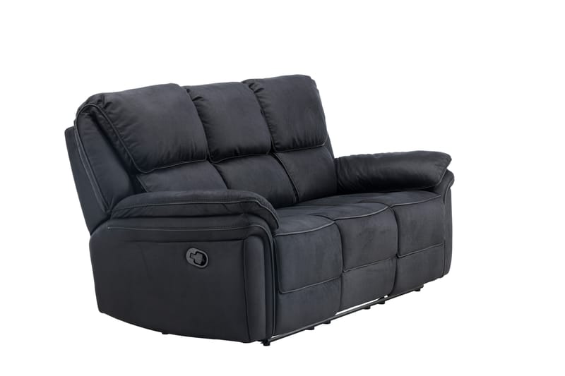 Sandra Reclinersoffa - Svart - Möbler - Soffa - Biosoffa & reclinersoffa - 3 sits biosoffa & reclinersoffa