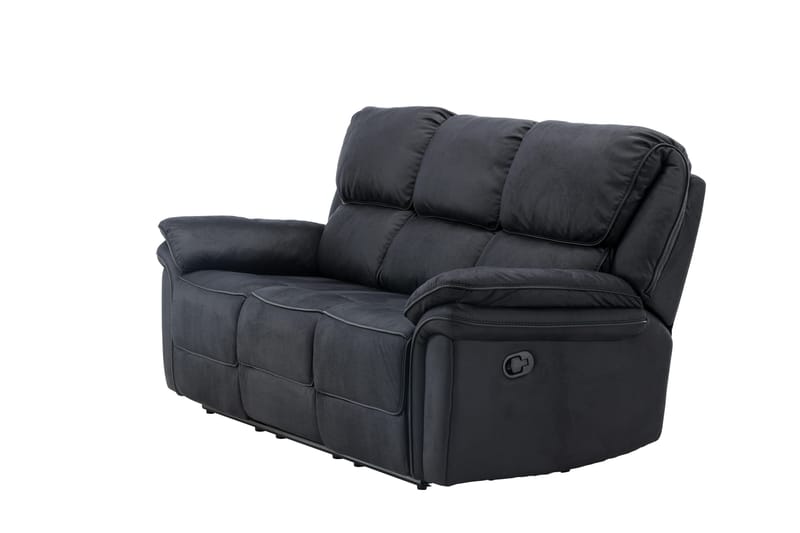 Sandra Reclinersoffa - Svart - Möbler - Soffa - Biosoffa & reclinersoffa - 3 sits biosoffa & reclinersoffa