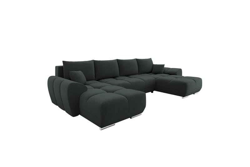 Simerly Bäddsoffa Dubbeldivan 4-sits - Svart - Möbler - Soffa - Bäddsoffa