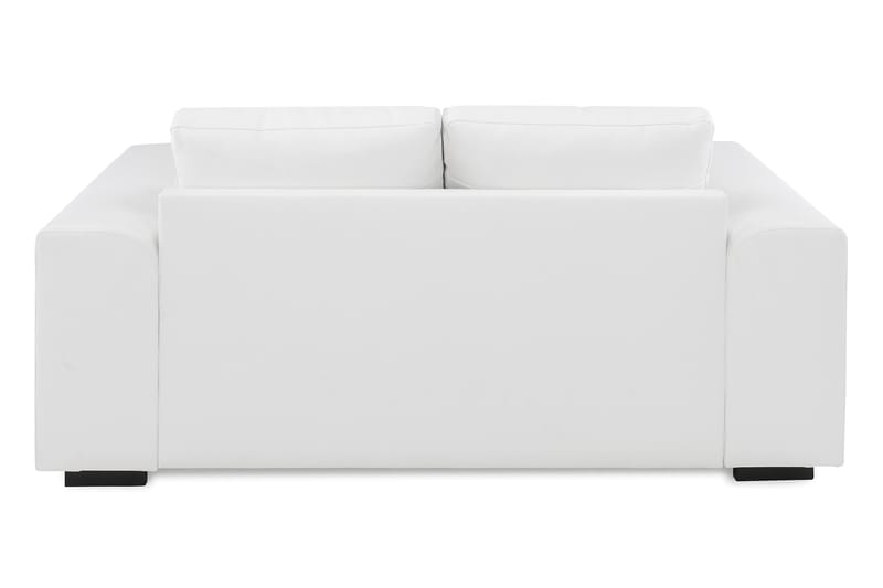 Link 2-sits Soffa Konstläder - Vit - Skinnsoffor - 2 sits soffa