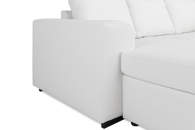 Link U-soffa XXL med Divan Vänster - Vit - Möbler - Soffa - Skinnsoffor