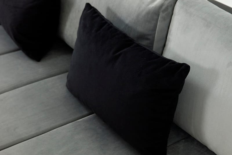 Naoma Divanbäddsoffa 310x175x83 cm - Grå - Bäddsoffa - Bäddsoffa divan - Skinnsoffor