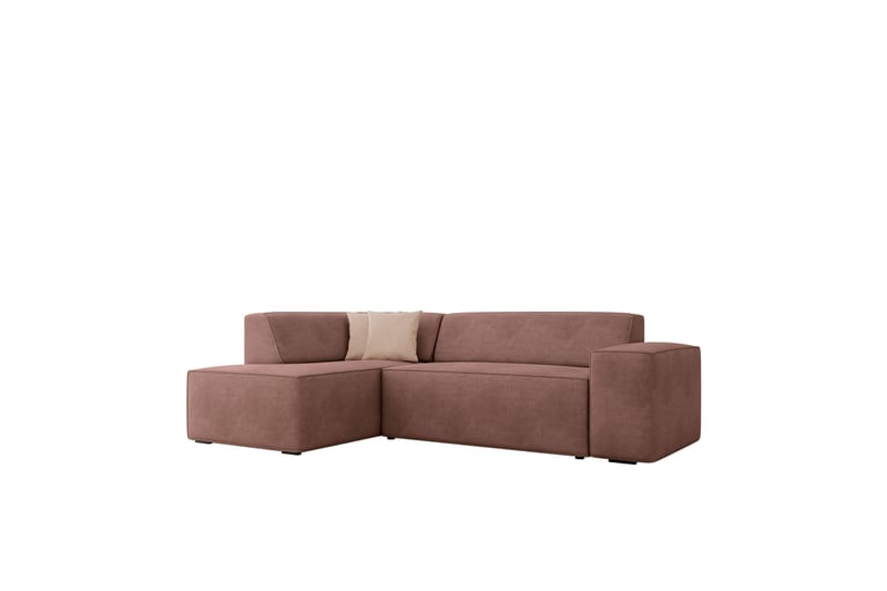 Slucajno Soffa med Schäslong 3-sits - Rosa/Beige - Möbler - Soffa - Divansoffor & schäslongsoffa