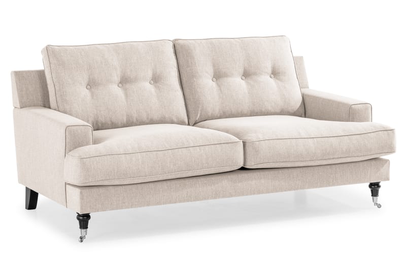 Dalby Soffgrupp 2+3+1 med Fotpall - Ljus Beige - Möbler - Soffa - Soffgrupp - Howard soffgrupp