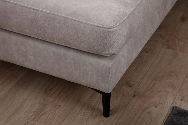 Svanabyn Soffa m. Divan och Schäslong 4-sits - Beige - U-soffa