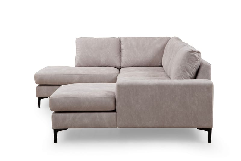 Svanabyn Soffa m. Divan och Schäslong 4-sits - Beige - U-soffa