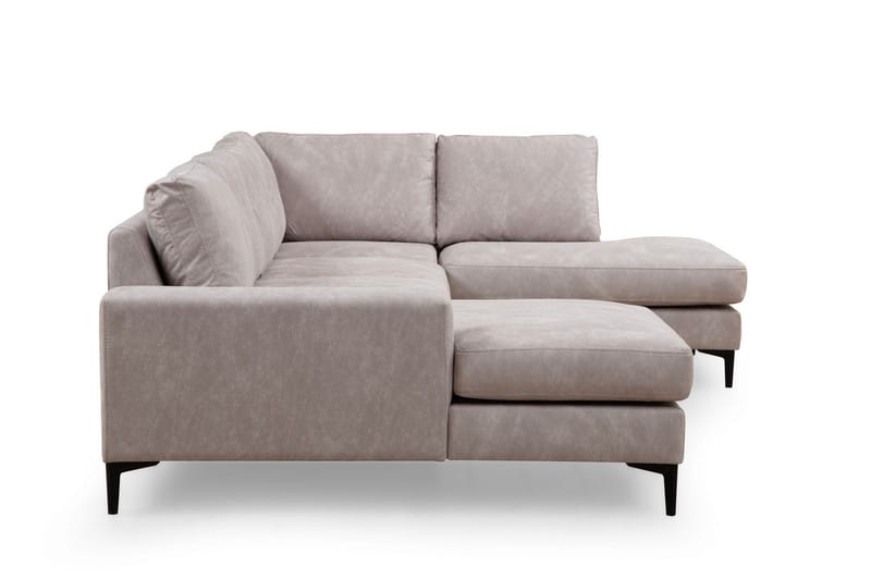 Svanabyn Soffa m. Divan och Schäslong 4-sits - Beige - U-soffa