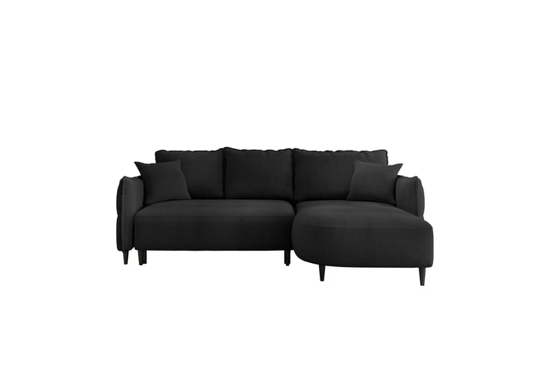 Sycylia Soffa med Divan 3-sits - Svart - Möbler - Soffa - Divansoffor & schäslongsoffa