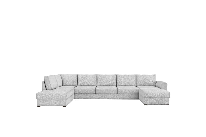 Taberk Soffa med Divan och Schäslong 5-sits - Ljusgrå - Möbler - Soffa - U-soffa