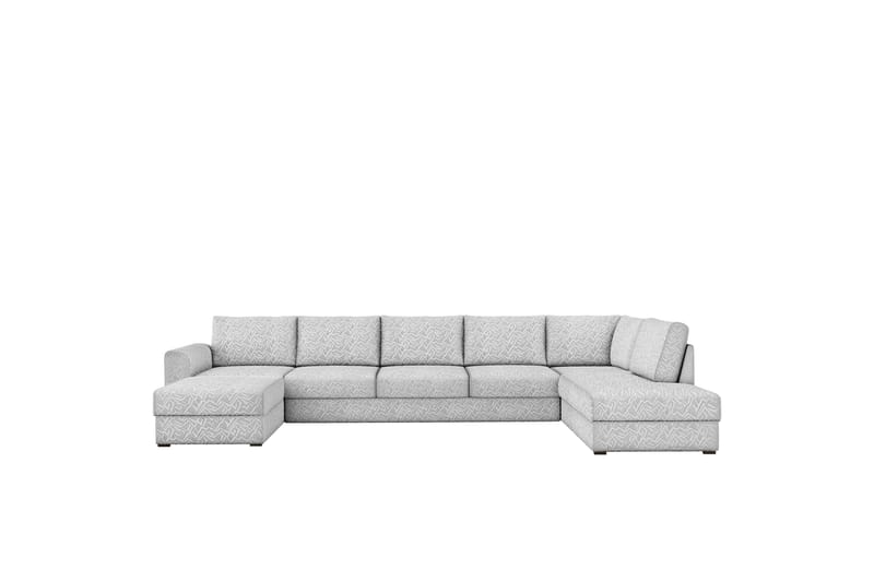 Taberk Soffa med Divan och Schäslong 5-sits - Ljusgrå - Möbler - Soffa - U-soffa