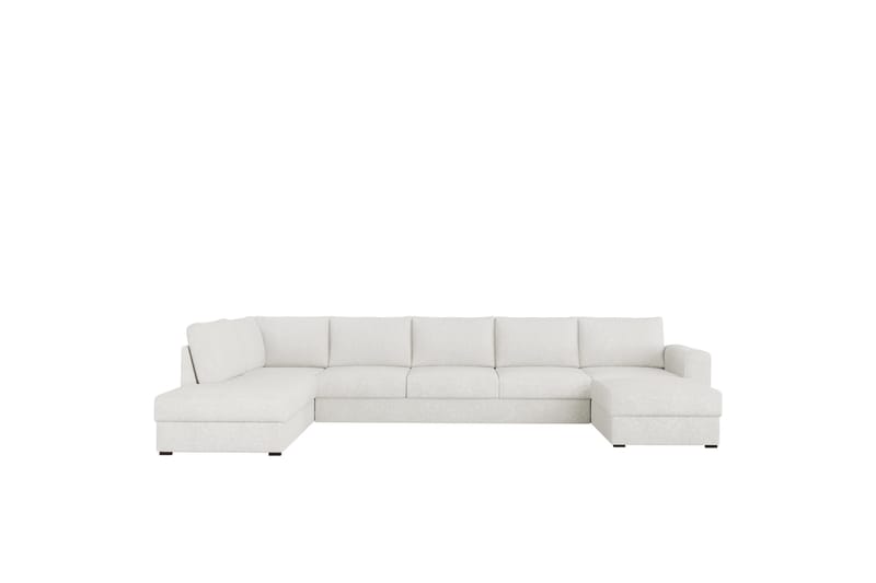 Taberk Soffa med Divan och Schäslong 5-sits - Vit - Möbler - Soffa - U-soffa