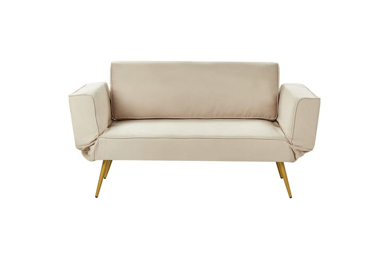 Touya Bäddsoffa 2-sits - Beige/Guld - Möbler - Soffa - Bäddsoffa