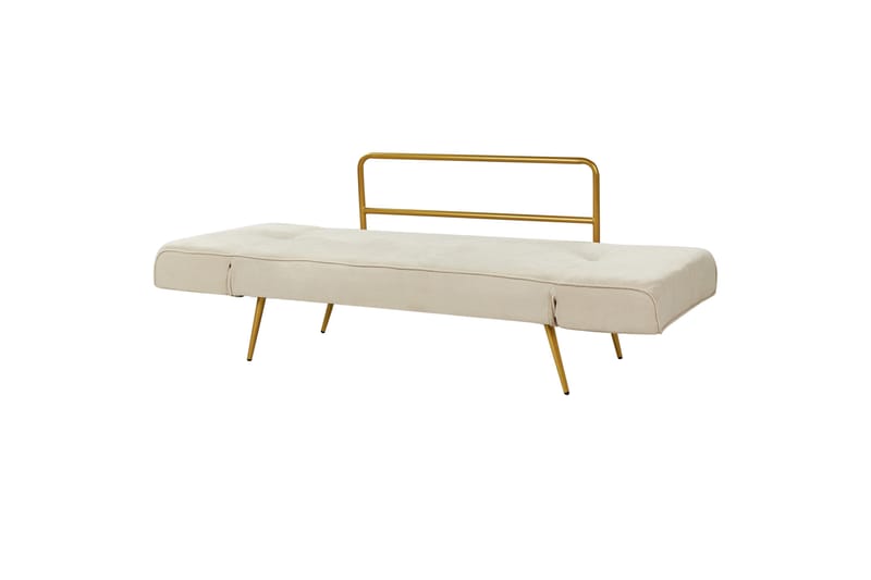 Touya Bäddsoffa 2-sits - Beige/Guld - Möbler - Soffa - Bäddsoffa