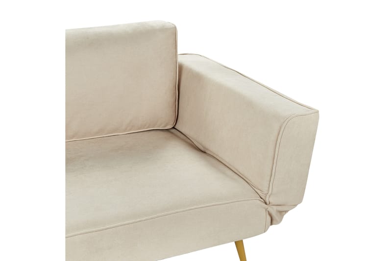 Touya Bäddsoffa 2-sits - Beige/Guld - Möbler - Soffa - Bäddsoffa