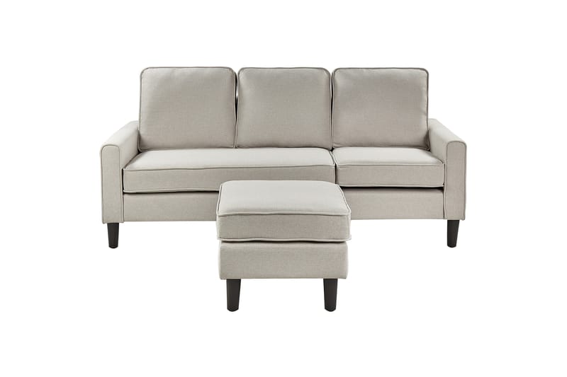 Traun Soffa 3-sits - Beige/Svart - Möbler - Soffa - 3 sits soffa