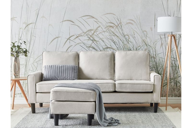 Traun Soffa 3-sits - Beige/Svart - Möbler - Soffa - 3 sits soffa