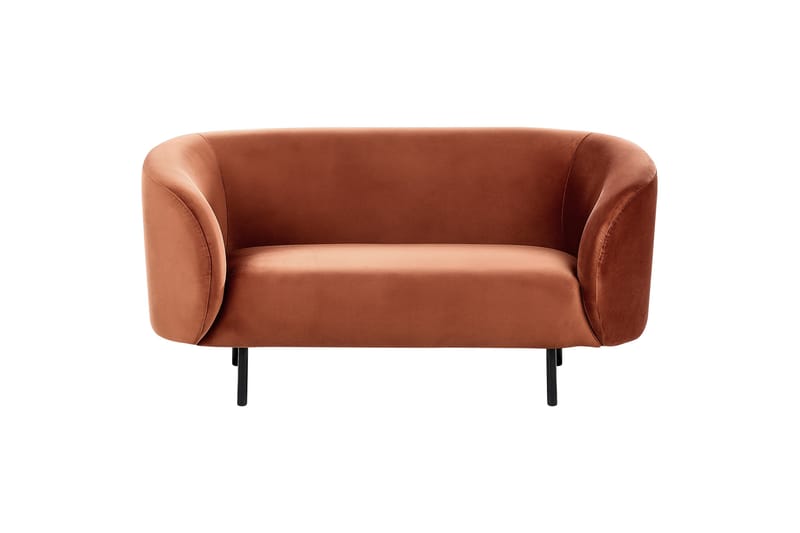 Tuka Soffa 2-sits - Svart/Orange - Möbler - Soffa - 2 sits soffa