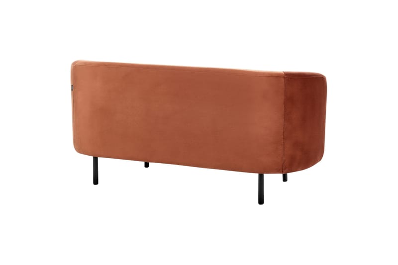 Tuka Soffa 2-sits - Svart/Orange - Möbler - Soffa - 2 sits soffa