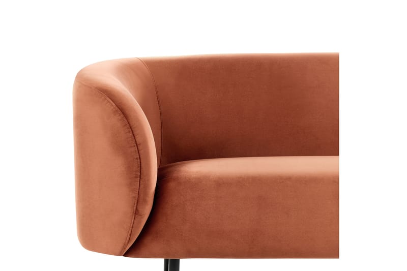 Tuka Soffa 2-sits - Svart/Orange - Möbler - Soffa - 2 sits soffa