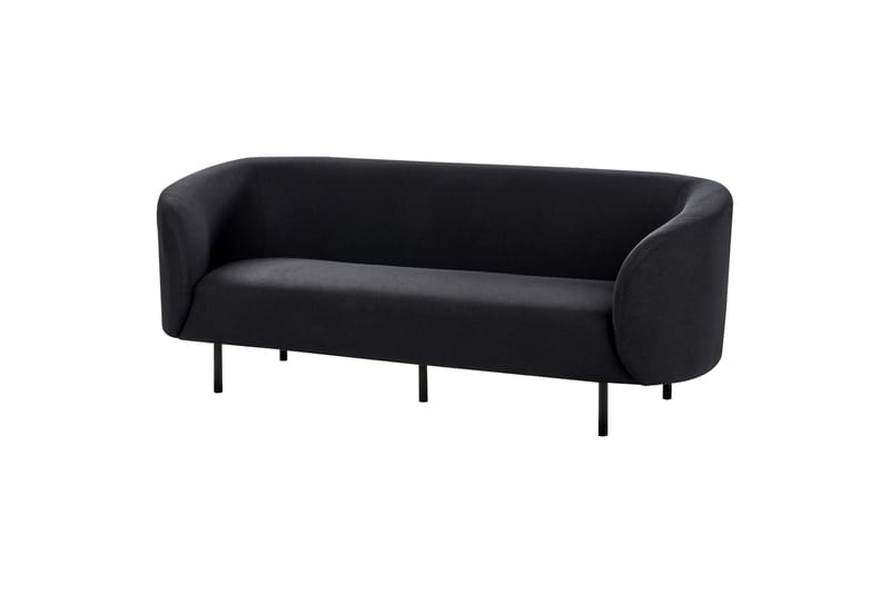 Tuka Soffa 3-sits - Svart - Möbler - Soffa - 3 sits soffa