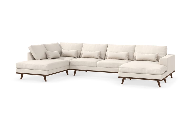 Copenhagen Stor U Soffa Divan Höger Schäslong Vänster - Ljus Beige - Möbler - Soffa - U-soffa