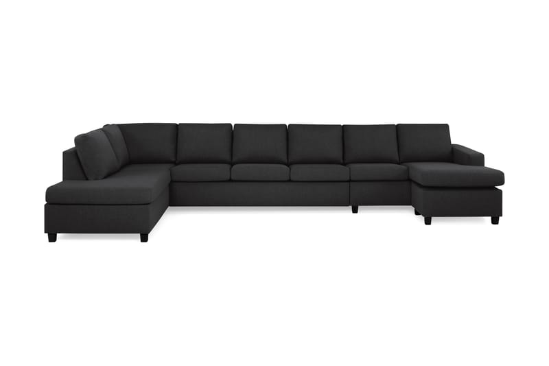 Crazy Stor U soffa XXL Divan Höger 407 cm Bred - Antracit - Möbler - Soffa - U-soffa