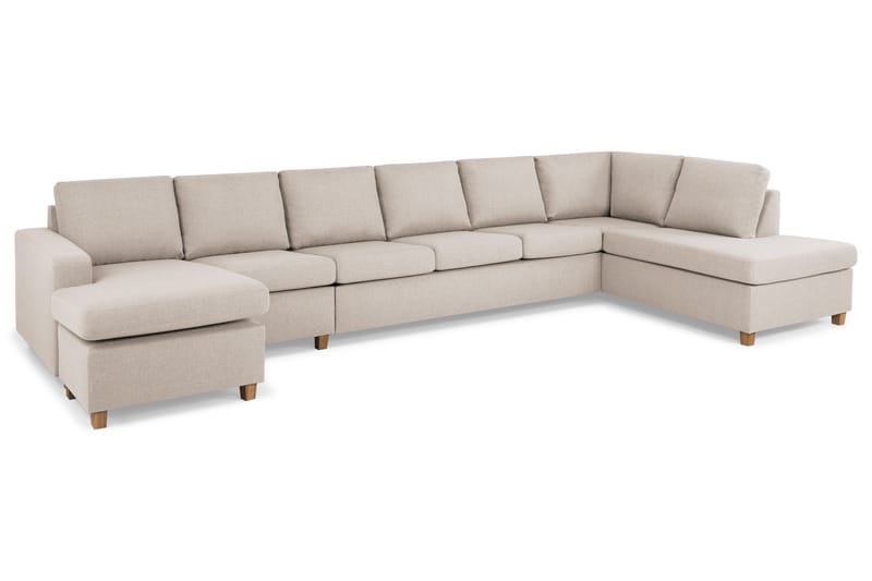 Crazy Stor U soffa XXL Divan Vänster - Beige - Möbler - Soffa - U-soffa