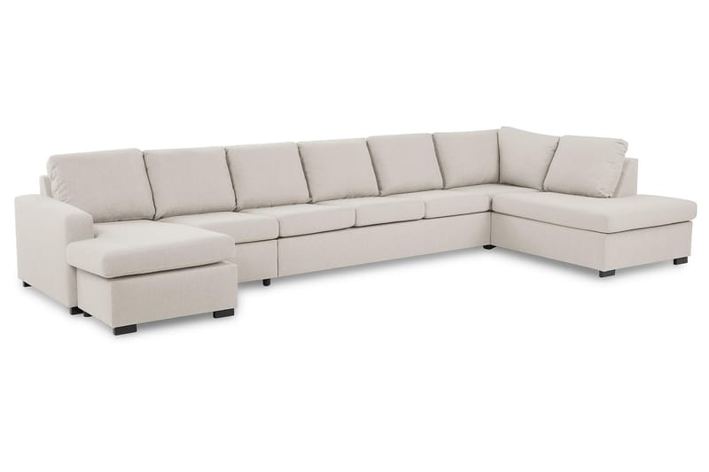 Crazy Stor U soffa XXL Divan Vänster Schäslong Höger - Beige - Möbler - Soffa - U-soffa