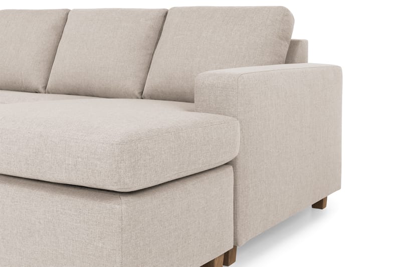 Crazy U-soffa Large Divan Höger - Beige - U-soffa