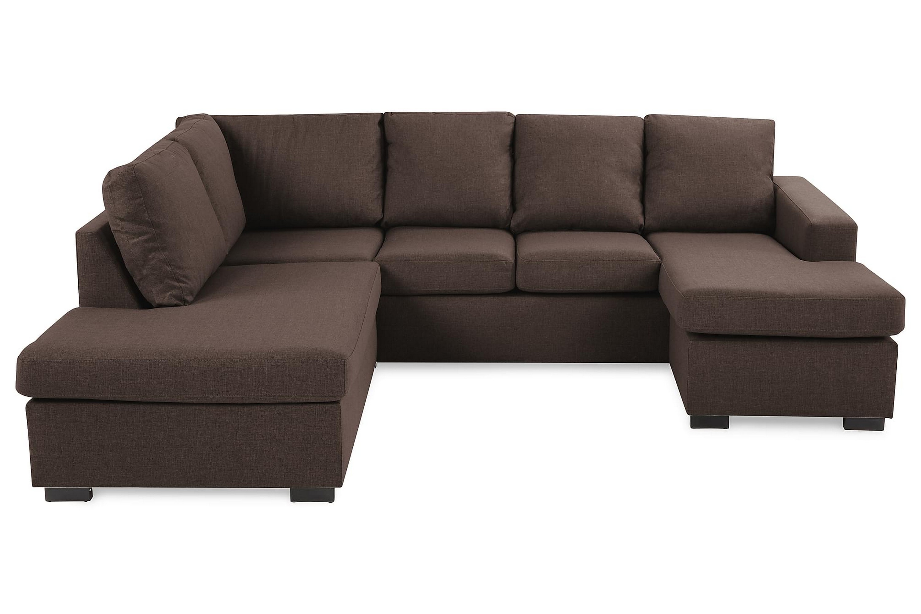 Scandinavian Choice Crazy U-soffa Large Divan Höger - Brun